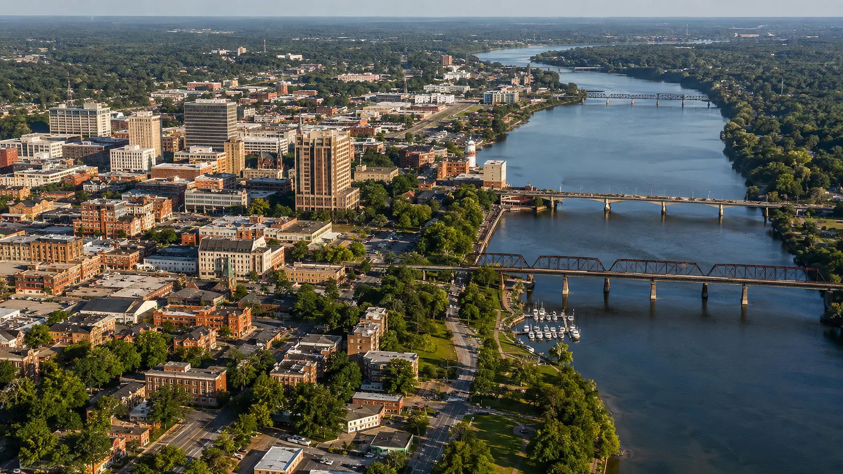 Augusta Ga Drone Shot